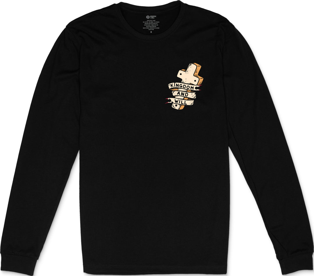 John 3:16 Long Sleeve T-Shirt (Black)