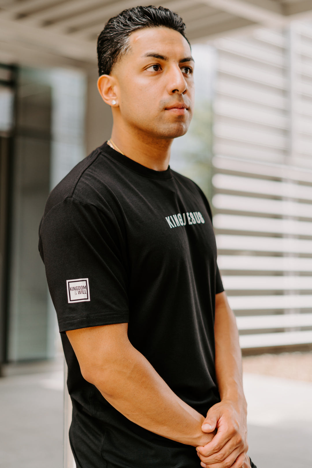 King Jesus T-Shirt (Black & Greige)