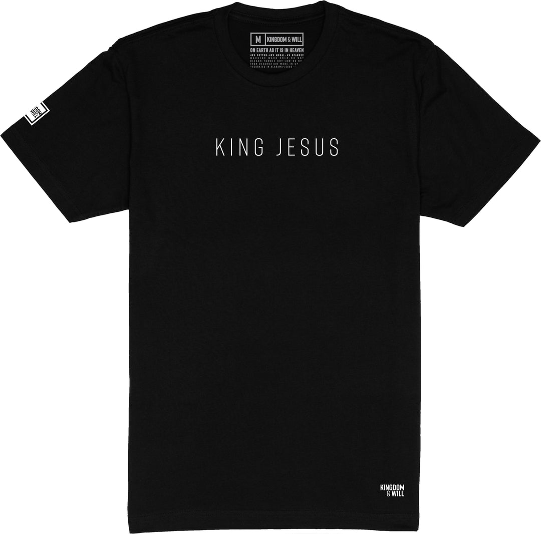 King Jesus T-Shirt (Black & White) B-Stock