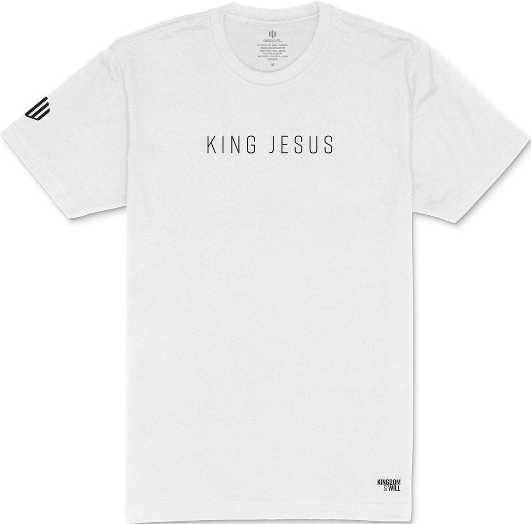 King Jesus T-Shirt (White & Black)