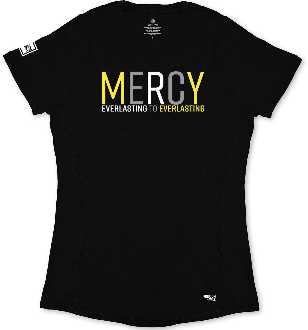 Mercy Ladies' T-Shirt (Black & Yellow)