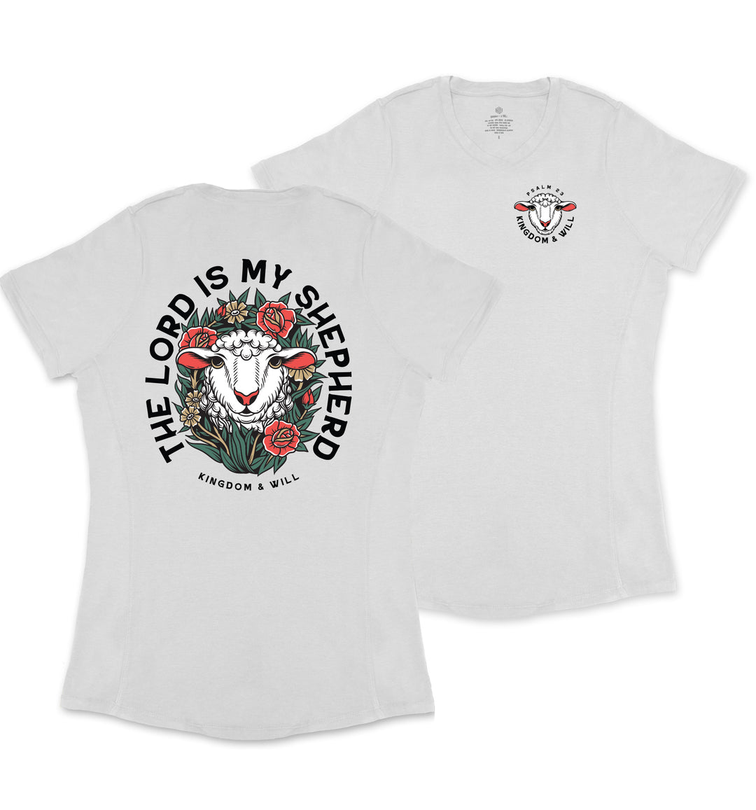 Psalm 23 Ladies' T-Shirt (White)