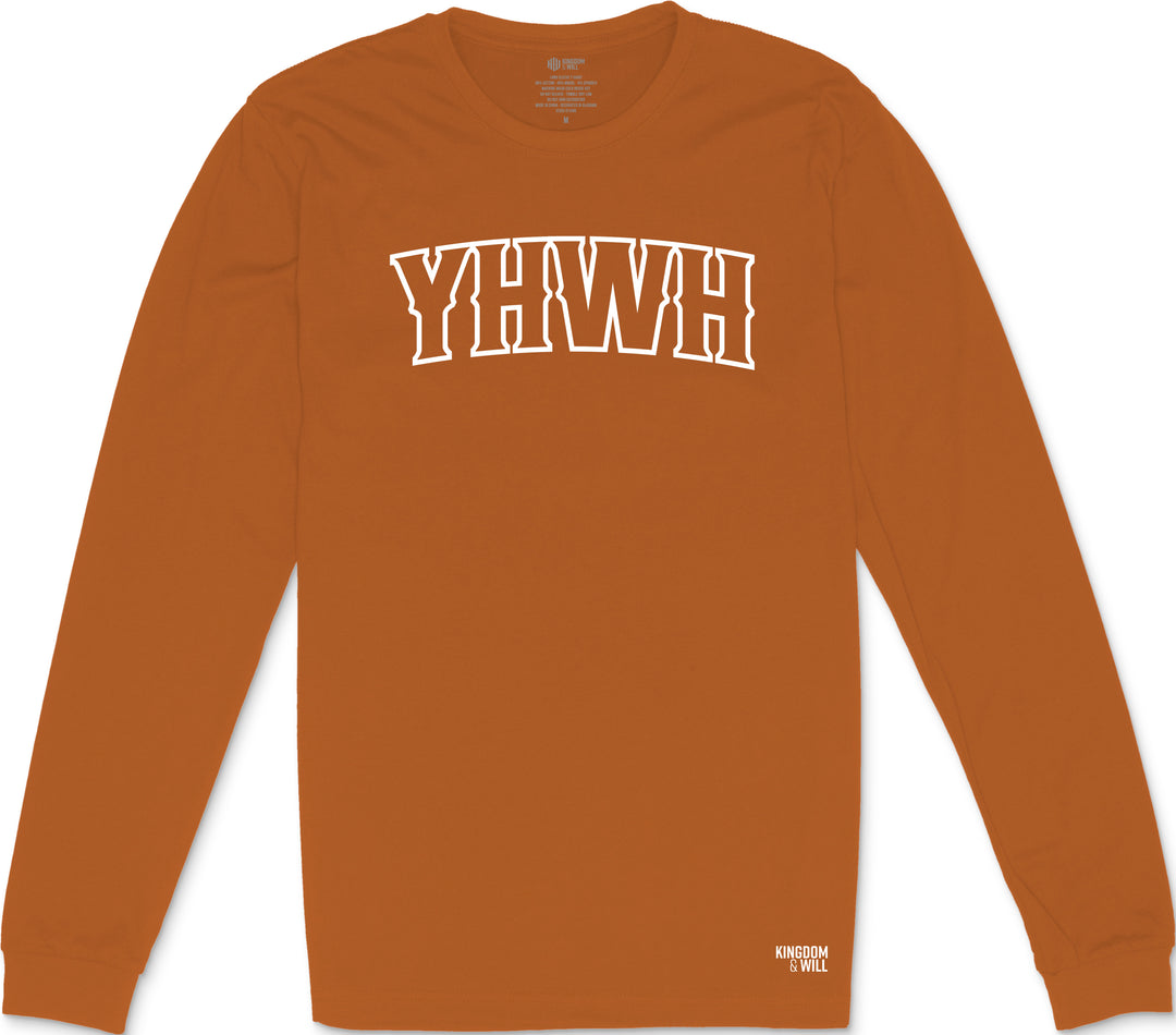 YHWH Long Sleeve T-Shirt (Harvest & White)