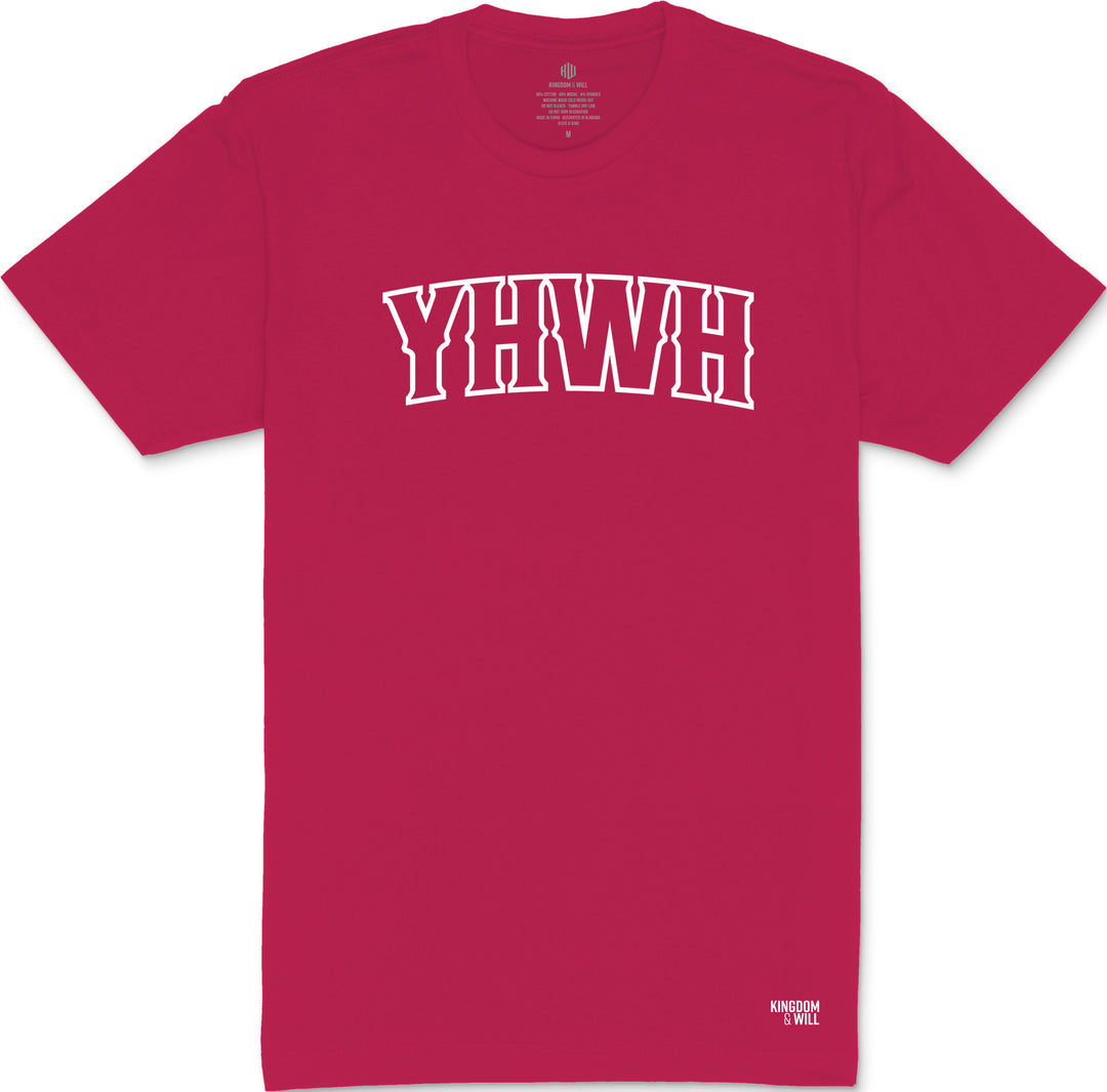YHWH T-Shirt (Magenta & White)