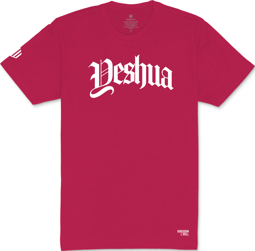 Yeshua T-Shirt (Magenta & White)