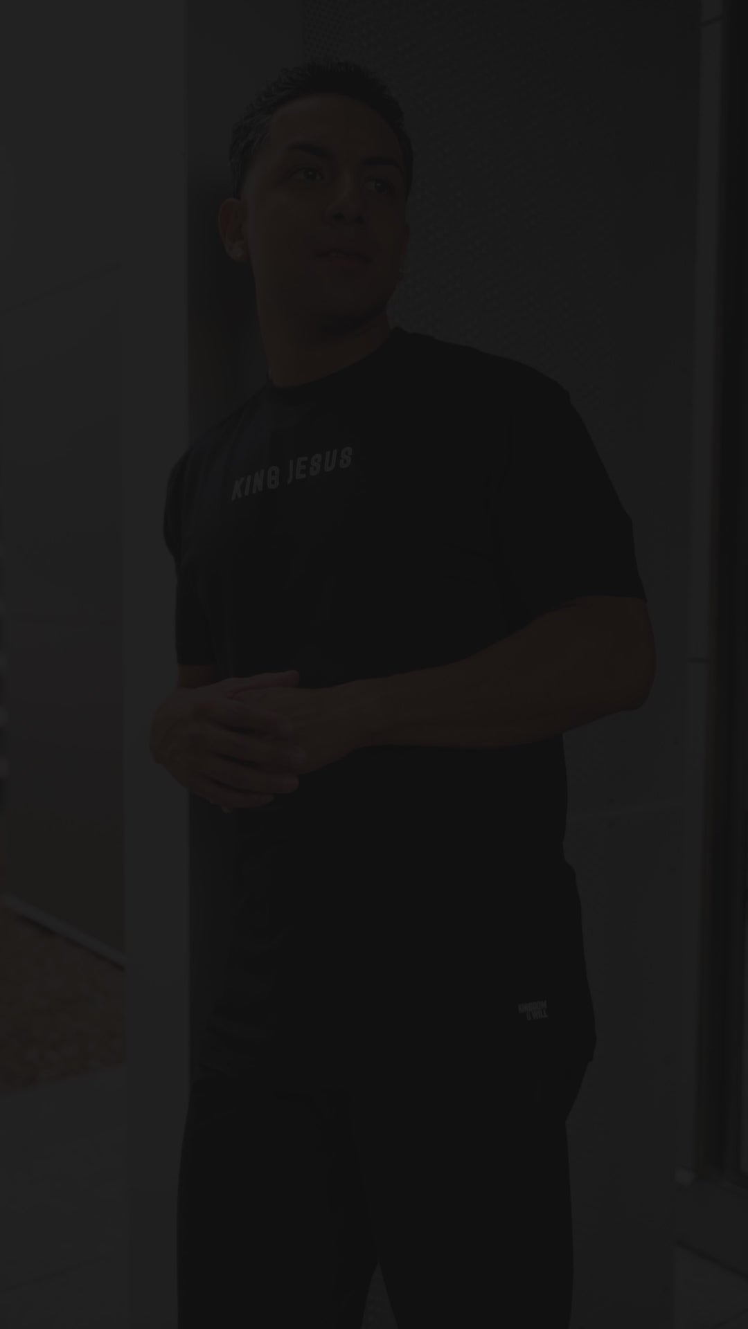 King Jesus T-Shirt (Black & Greige)