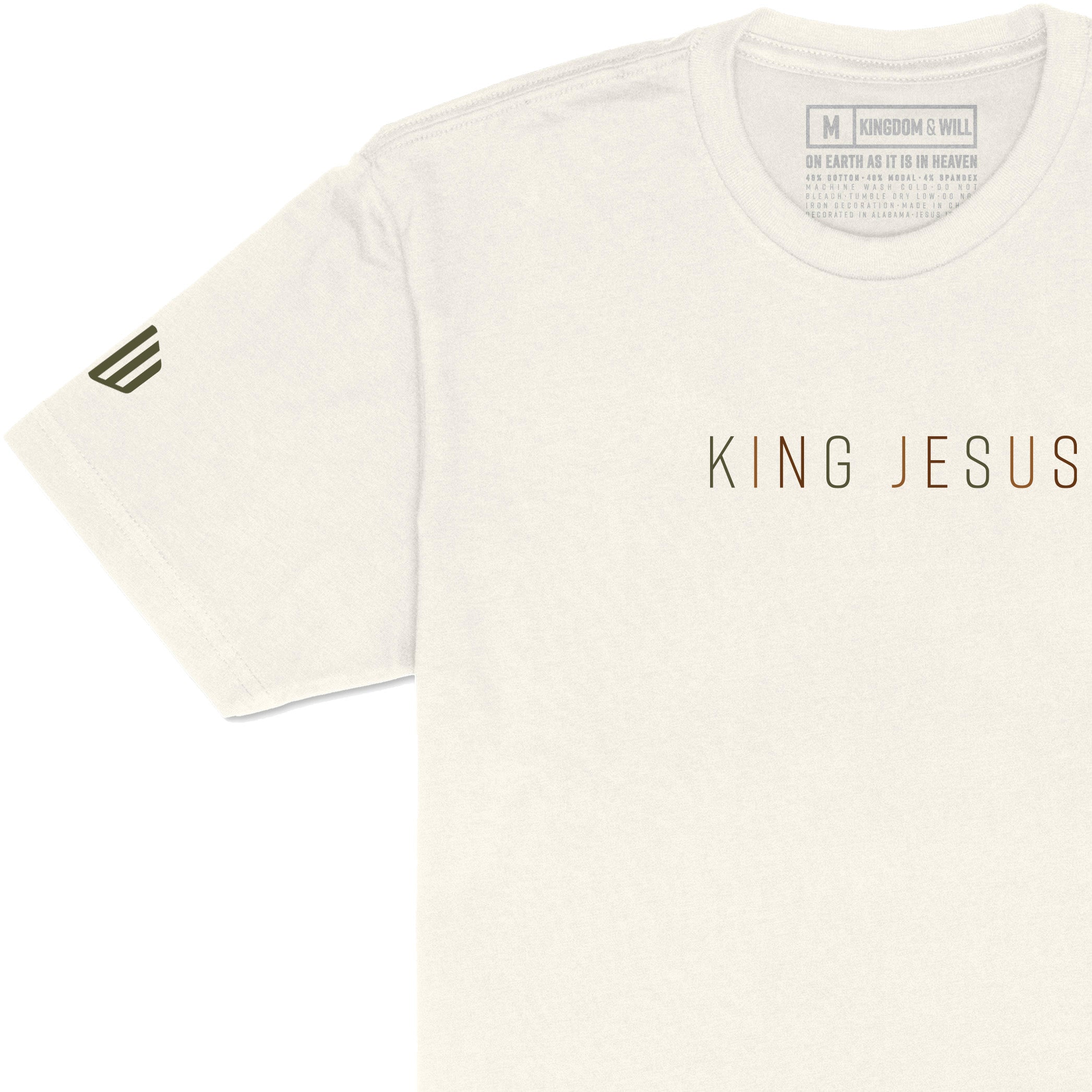 King Jesus T-Shirt (Earth) - Kingdom & Will