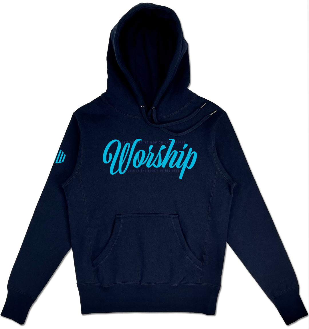 Worship Elevated Hoodie (Navy & Wildberry) - Kingdom & Will