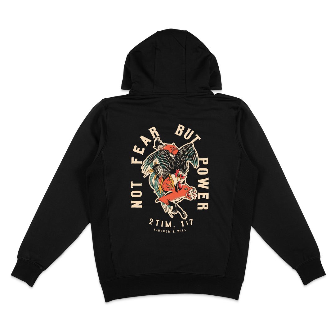 Not Fear But Power Hoodie (Black)