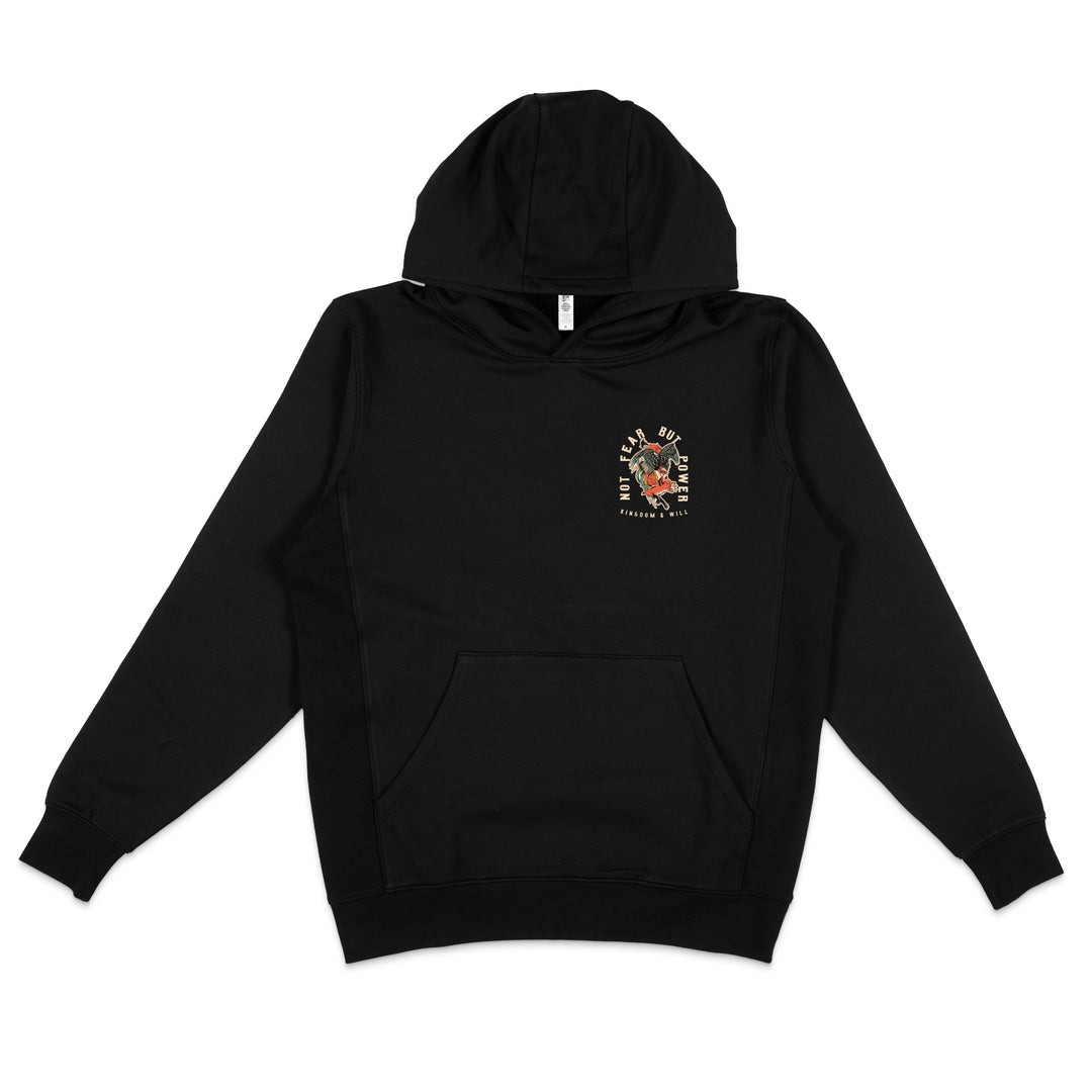 Not Fear But Power Hoodie (Black)