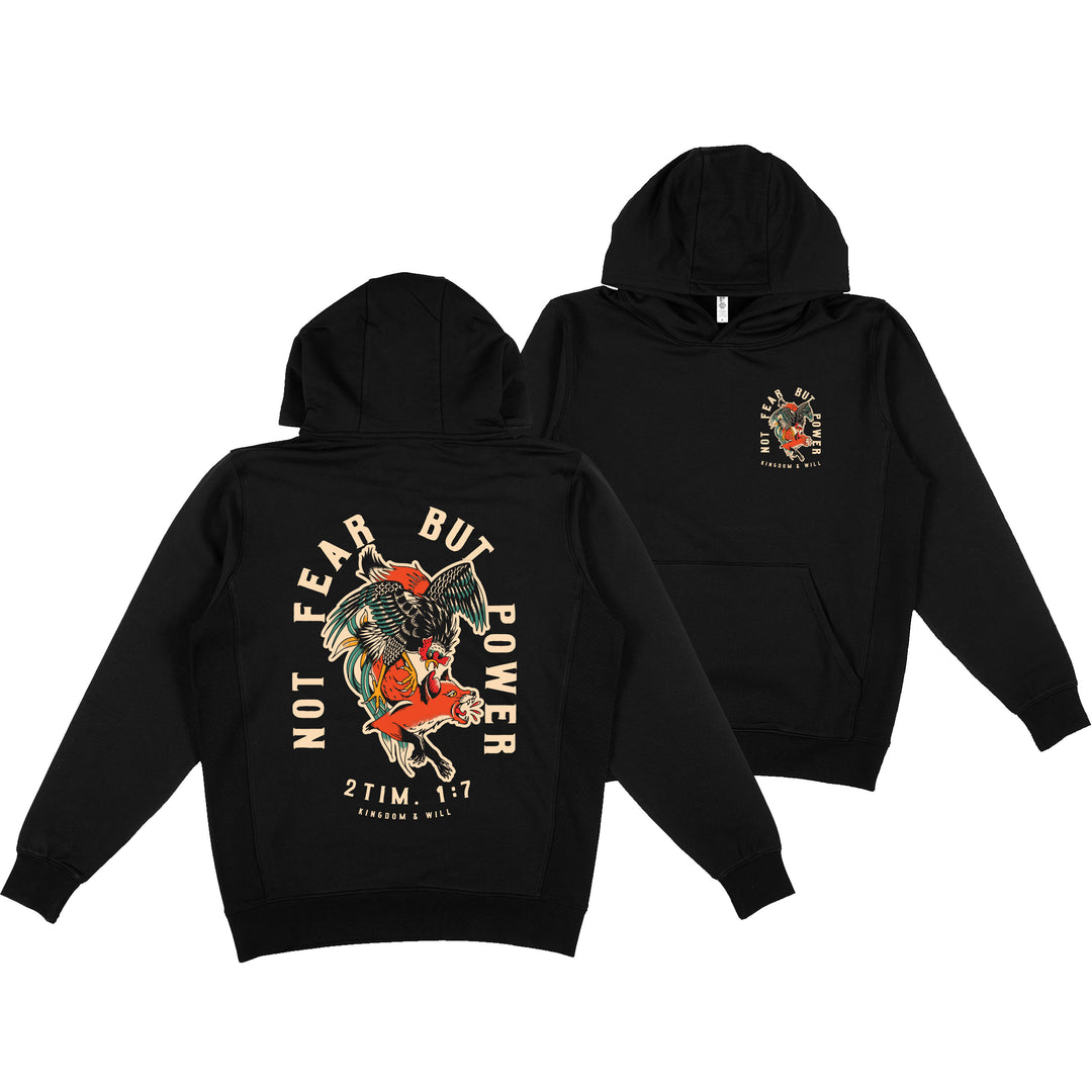 Not Fear But Power Hoodie (Black)