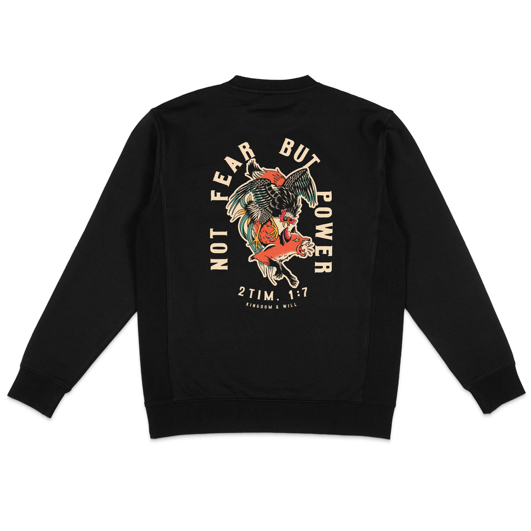 Not Fear But Power Sweatshirt (Black)