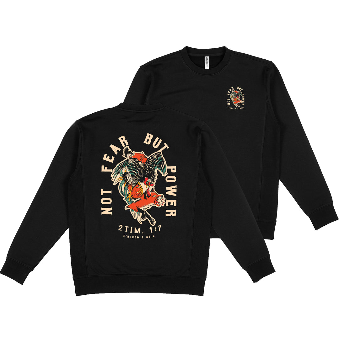 Not Fear But Power Sweatshirt (Black)