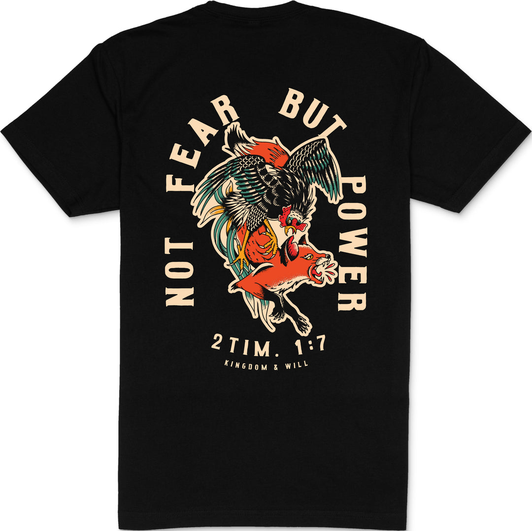 Not Fear But Power T-Shirt (Black)