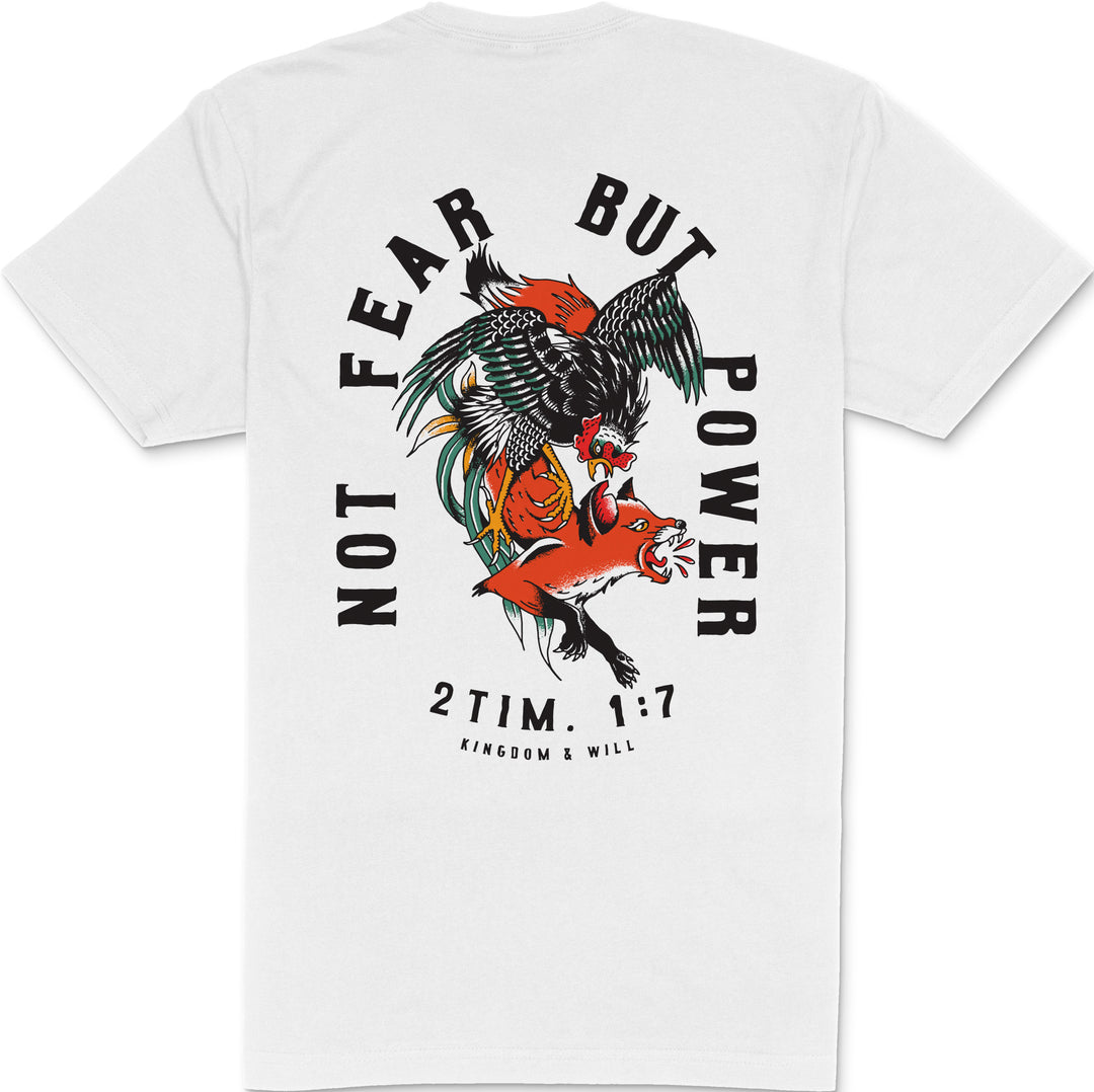 Not Fear But Power T-Shirt (White)