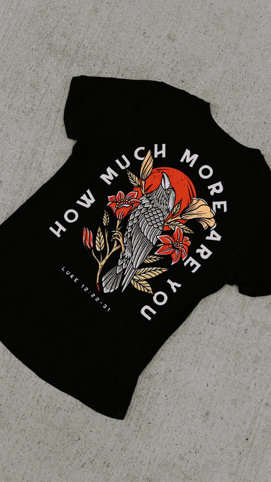 Ravens & Lilies Ladies' T-Shirt (Black) B-Stock