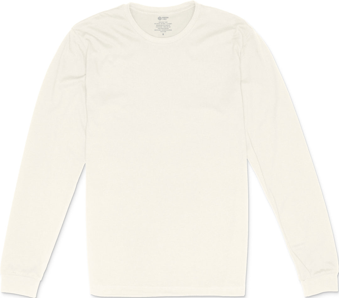 Luxury Comfort Long Sleeve T-Shirt (Blank)