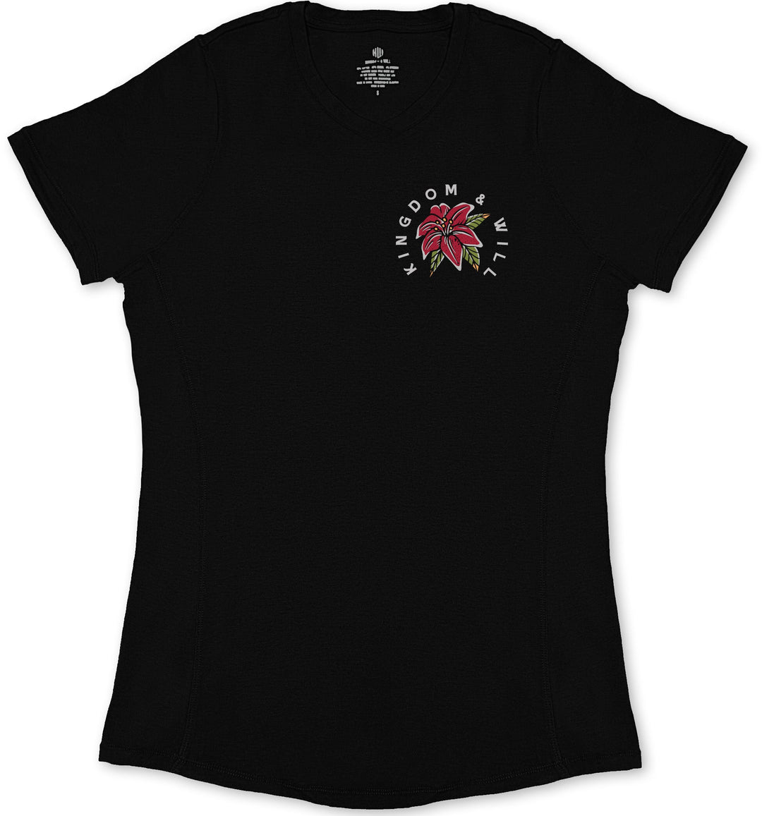 Ravens & Lilies Ladies' T-Shirt (Black) B-Stock