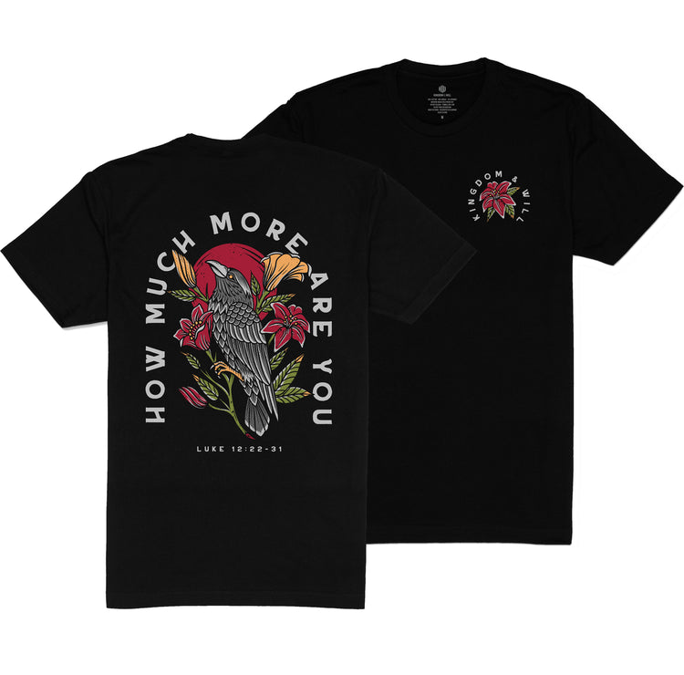 Ravens & Lilies T-Shirt (Black) - Kingdom & Will