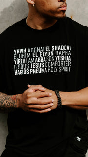 Names of God T-Shirt (Black & White)