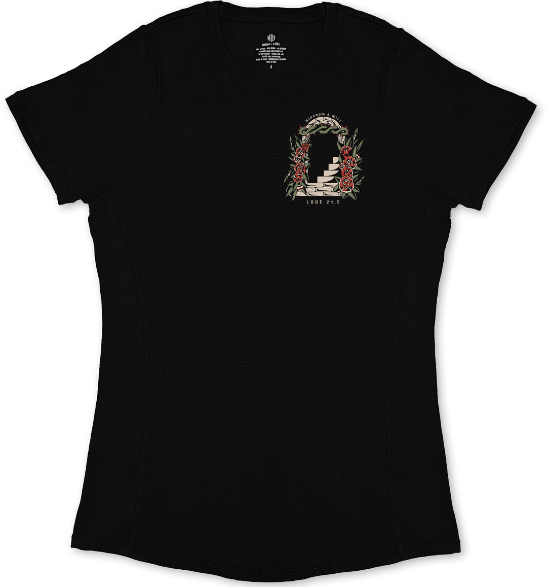 Empty Tomb Ladies' T-Shirt (Black)