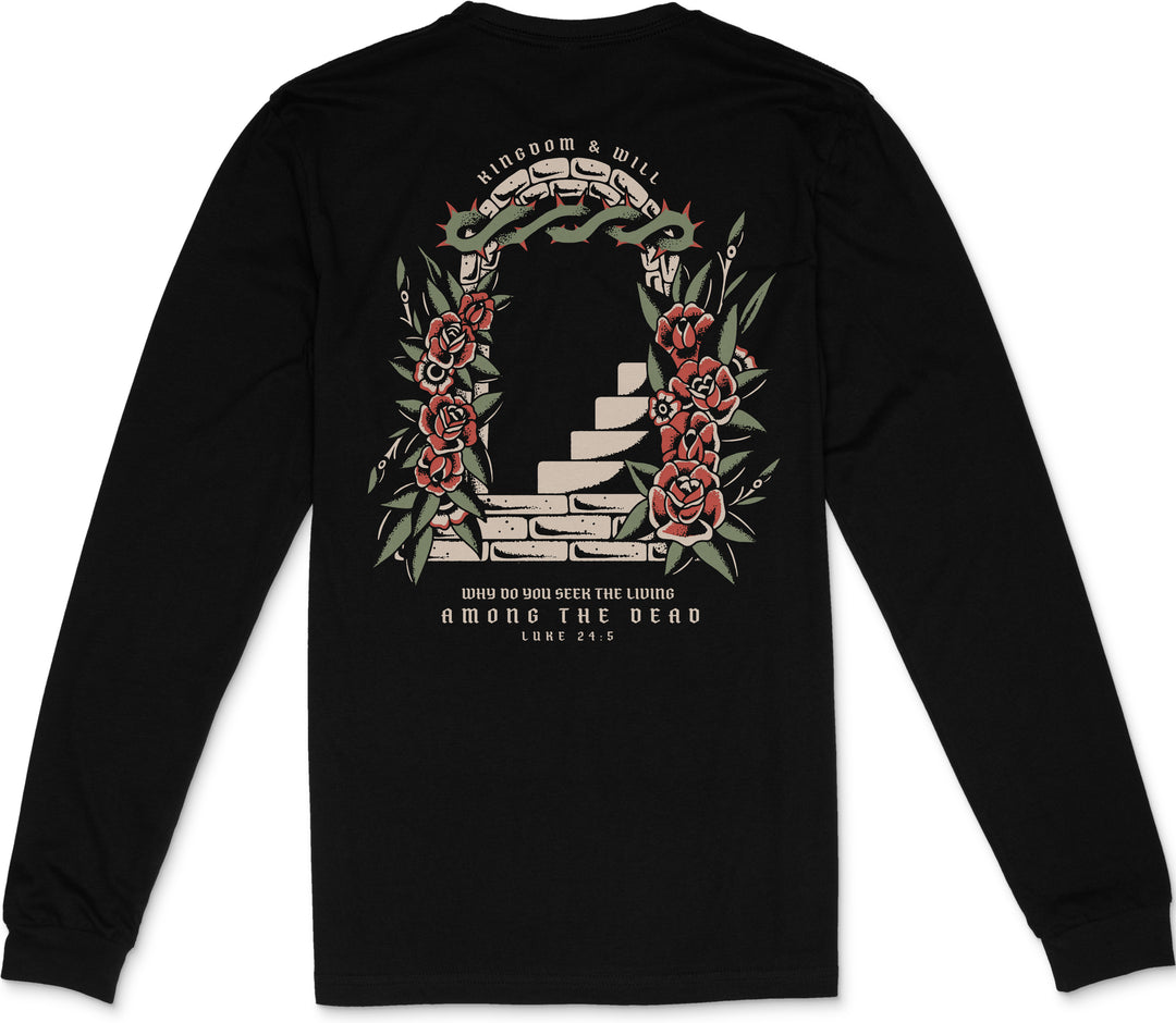 Empty Tomb Long Sleeve T-Shirt (Black)