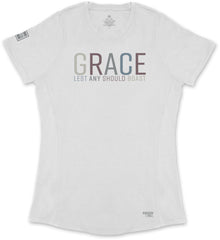 Grace Ladies' T-Shirt (White & Multi-Grain)