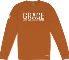 Grace Long Sleeve T-Shirt (Harvest & White)