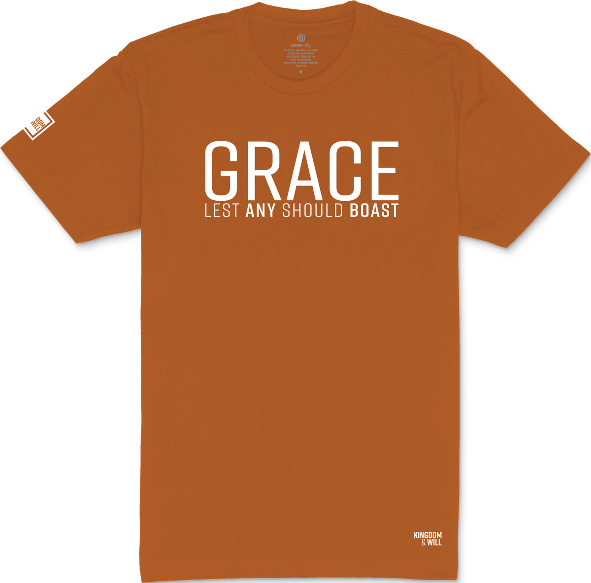 Grace T-Shirt (Harvest & White) – Kingdom & Will