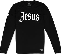 Jesus Long Sleeve T-Shirt (Black & White)