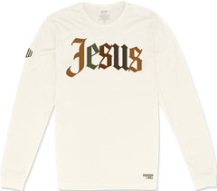 Jesus Long Sleeve T-Shirt (Earth)