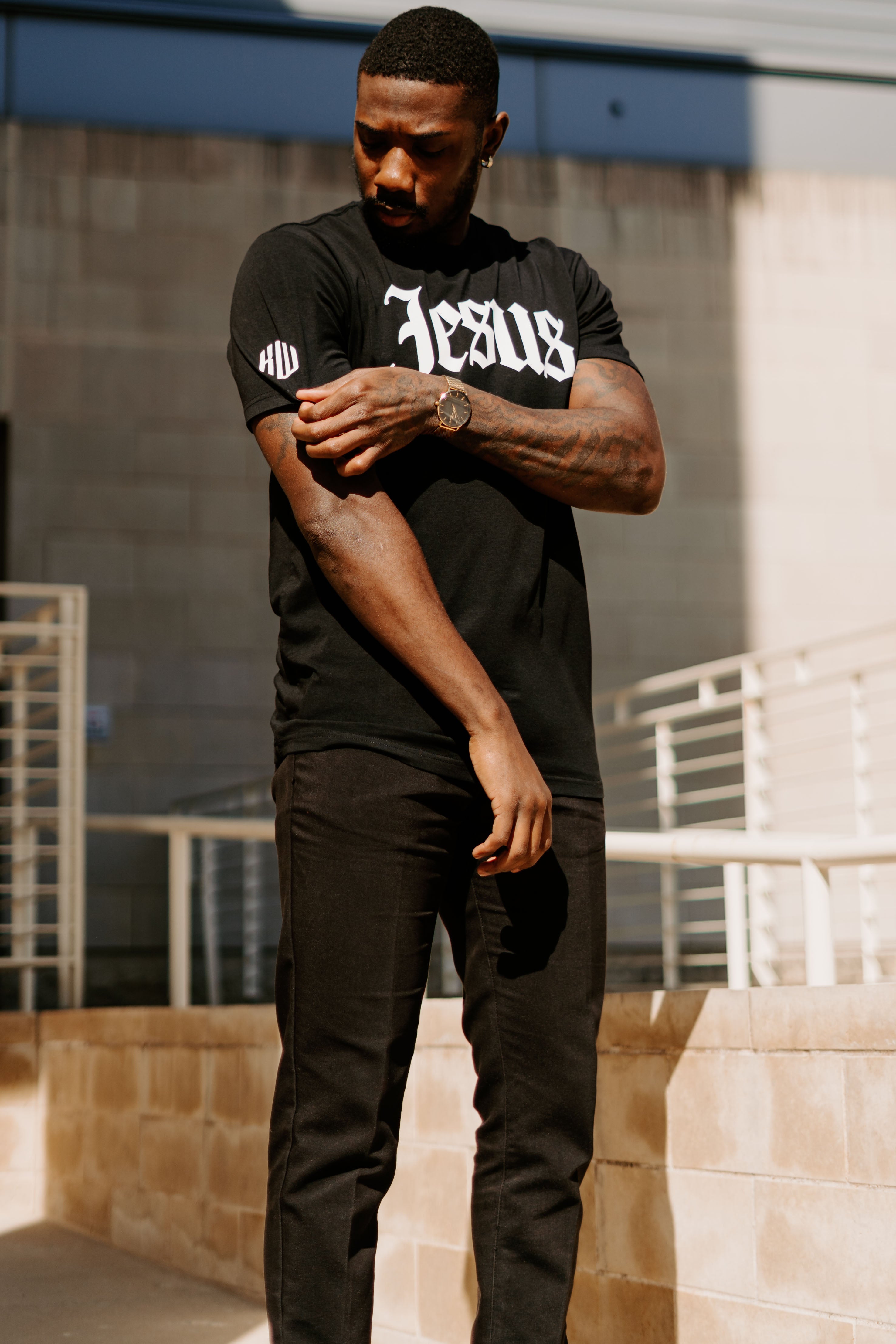 Jesus T-Shirt (Black & White) – Kingdom & Will