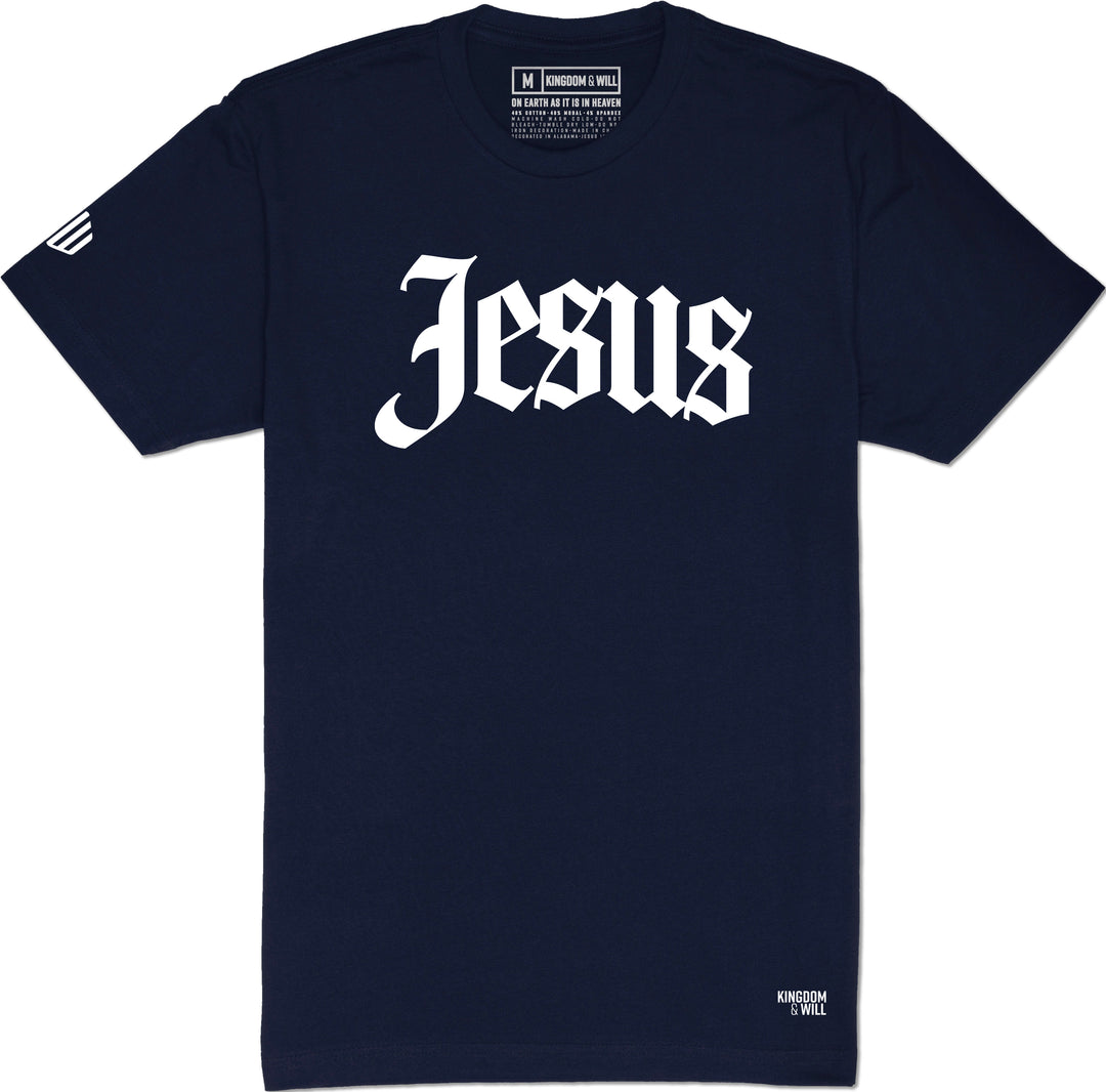 Jesus T-Shirt (Navy & White) B-Stock