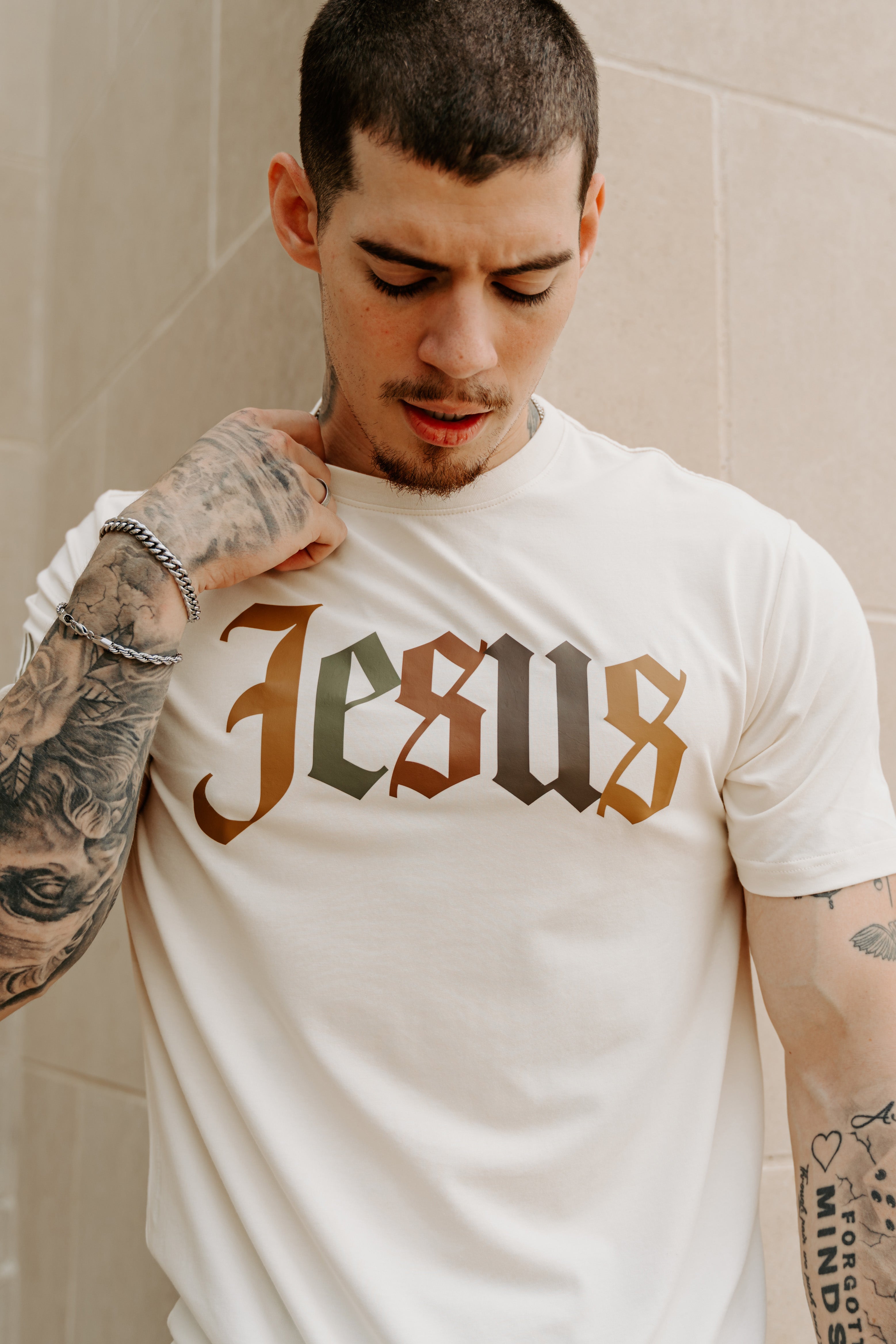 Jesus T-Shirt (Earth) – Kingdom & Will