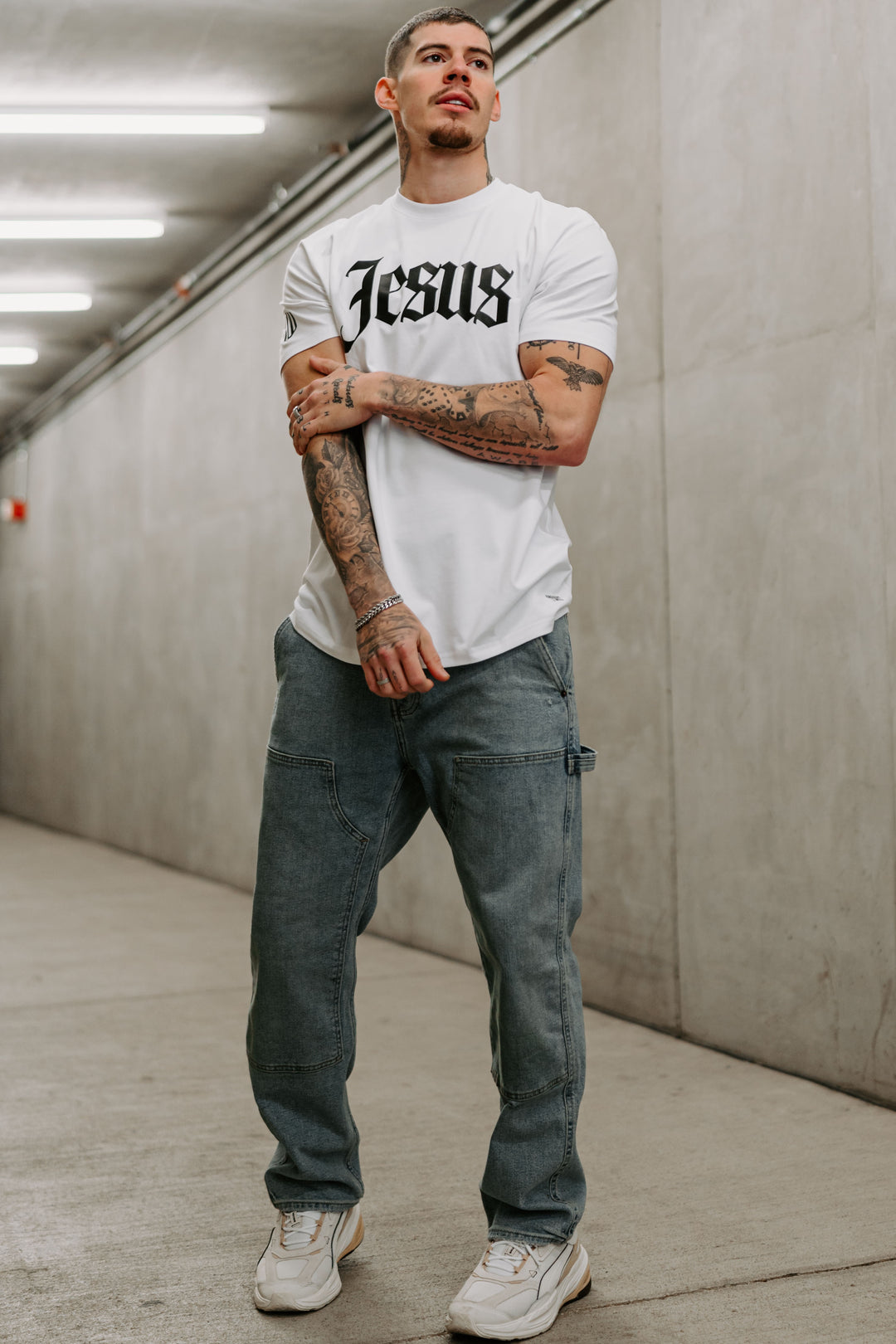 Jesus T-Shirt (White & Black)