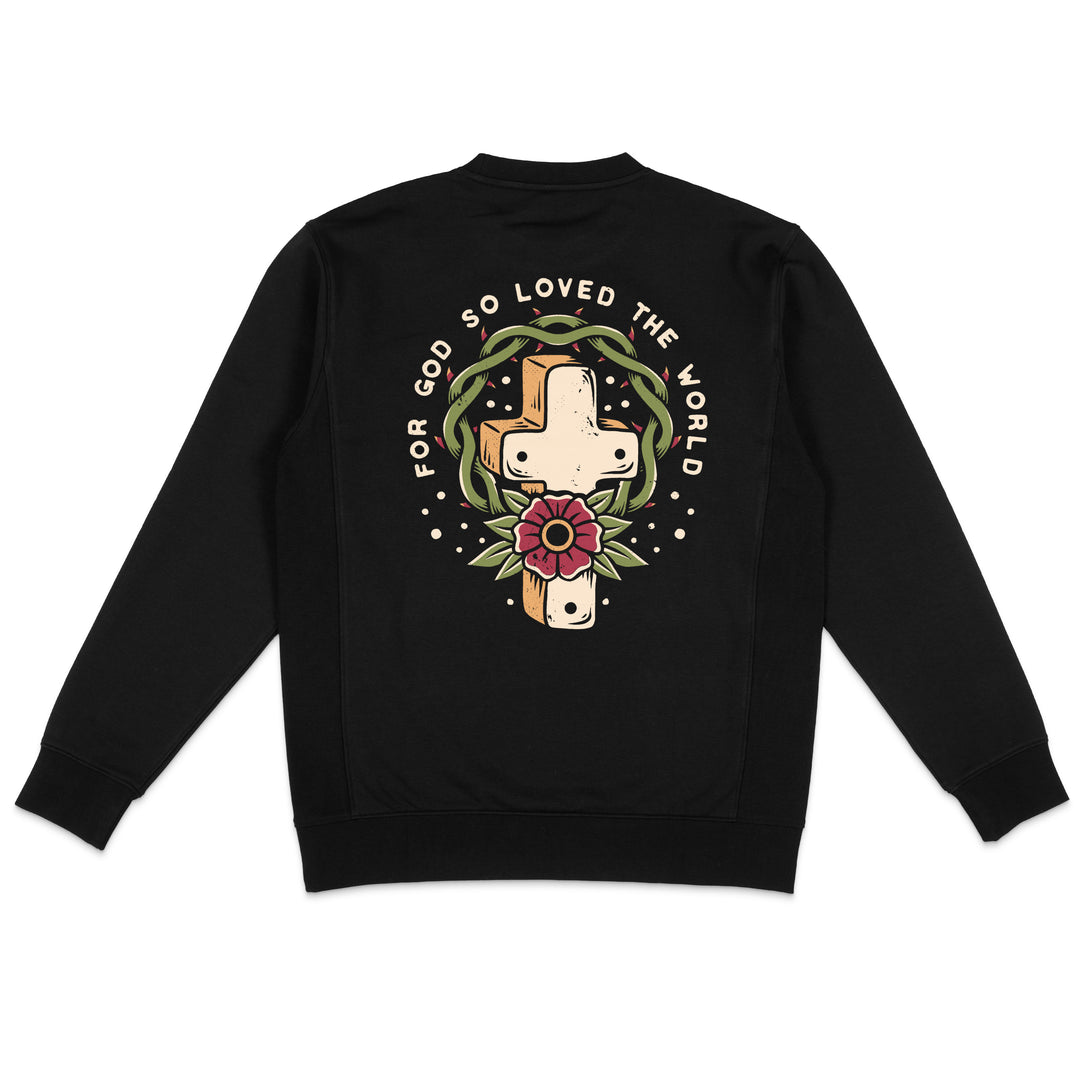 John 3:16 Sweatshirt (Black)