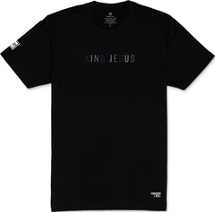 King Jesus T-Shirt (Black & Blue)