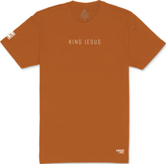 King Jesus T-Shirt (Harvest & White)