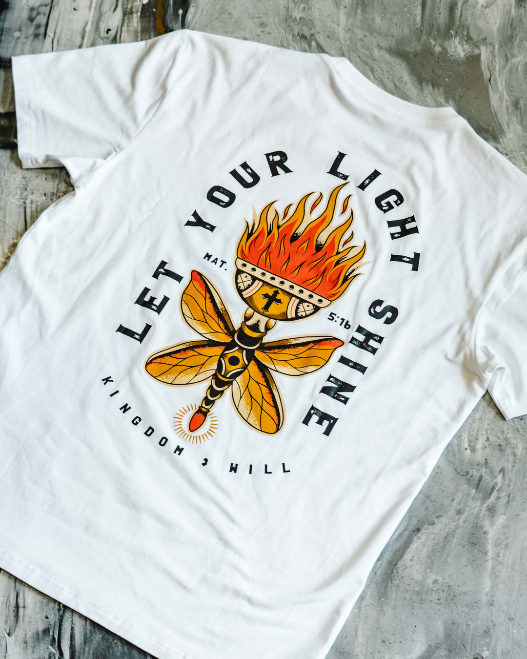 Let Your Light Shine T-Shirt (White)