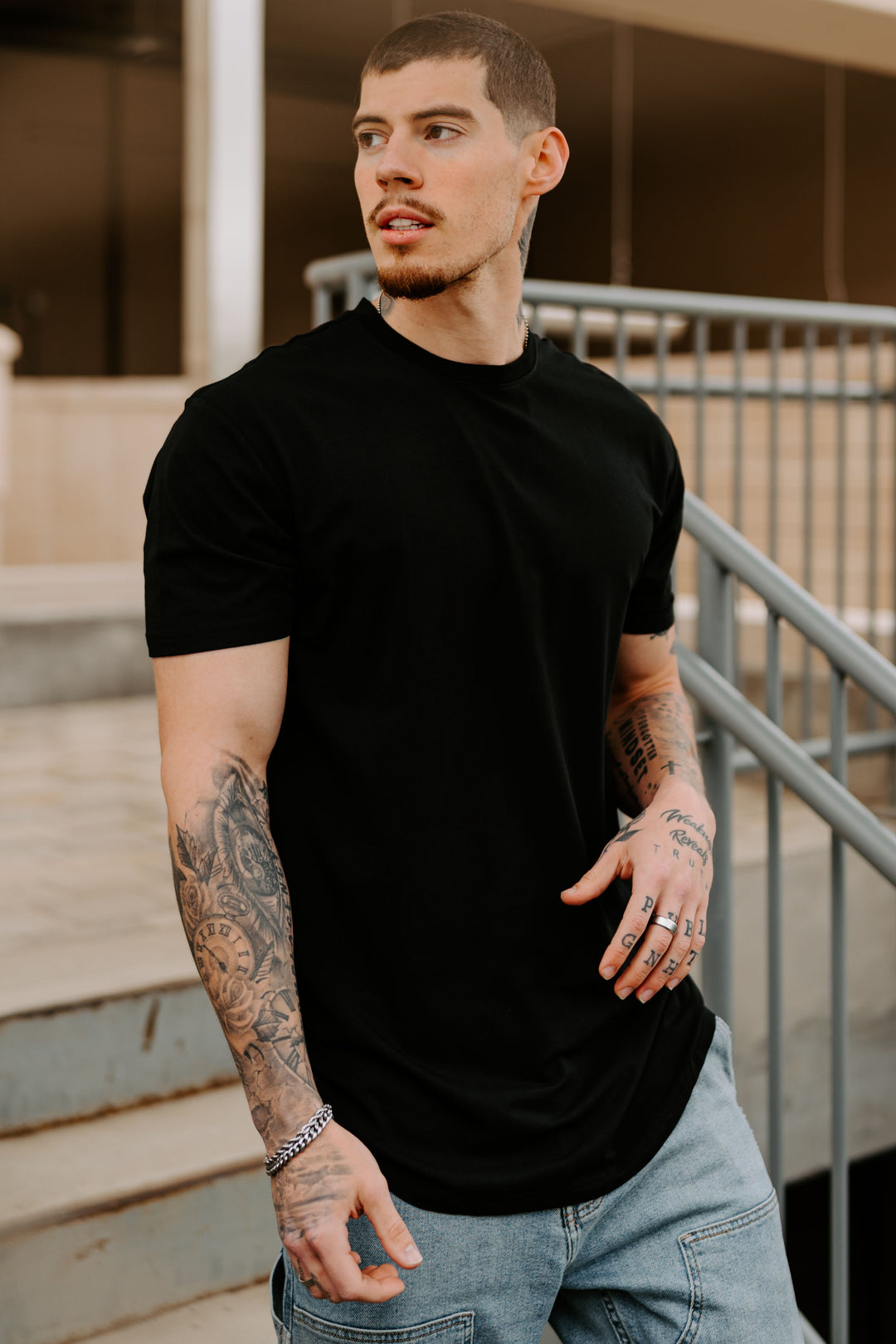 Luxury Comfort Long Body T-Shirt (Blank)