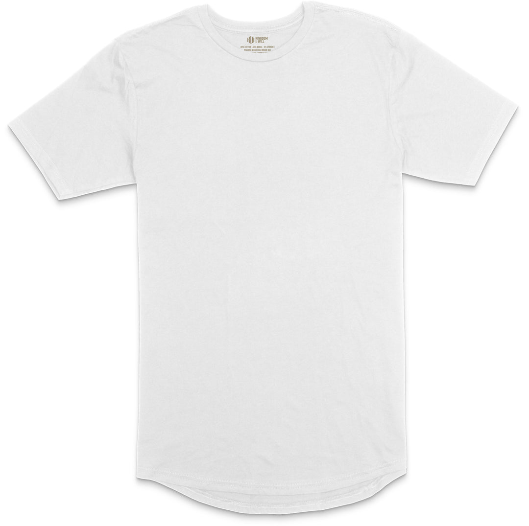 Luxury Comfort Long Body T-Shirt (Blank)