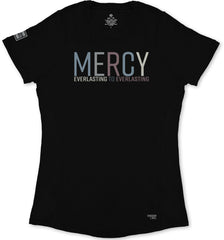 Mercy Ladies' T-Shirt (Black & Multi-Grain)