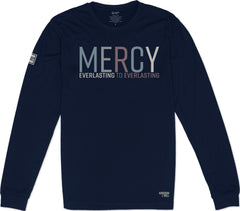 Mercy Long Sleeve T-Shirt (Navy & Multi-Grain)
