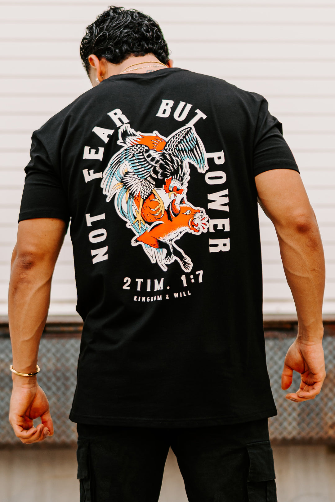 Not Fear But Power T-Shirt (Black)