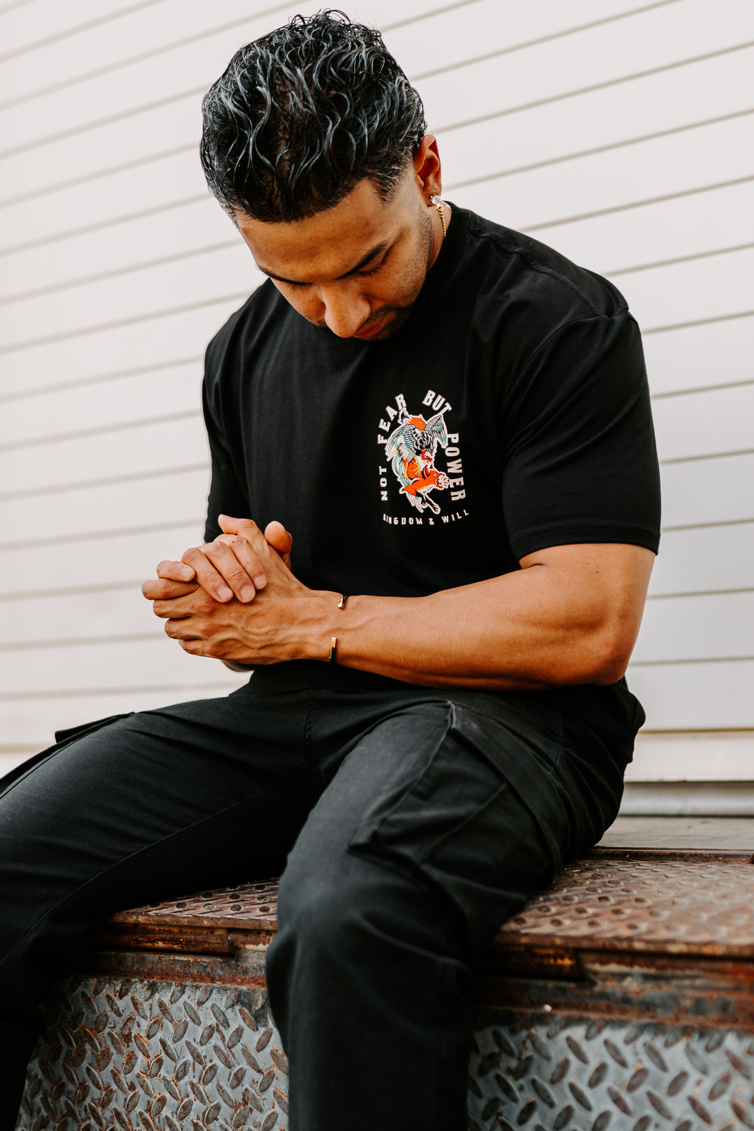 Not Fear But Power T-Shirt (Black)