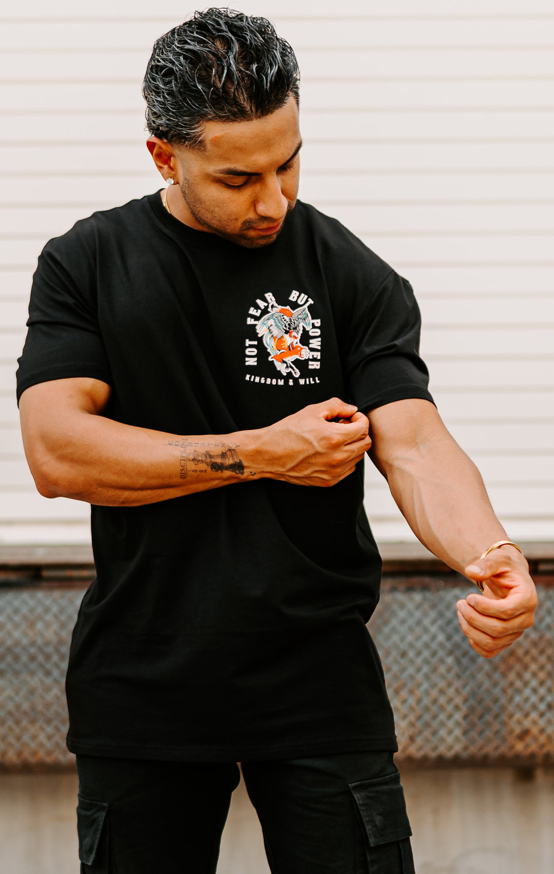 Not Fear But Power T-Shirt (Black)
