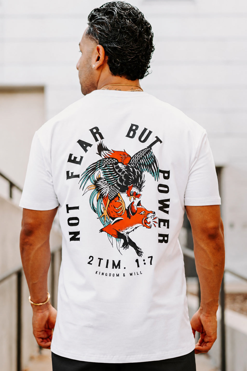 Not Fear But Power T-Shirt (White)
