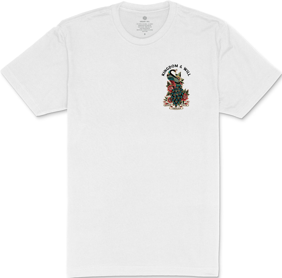 Peacock T-Shirt (White)