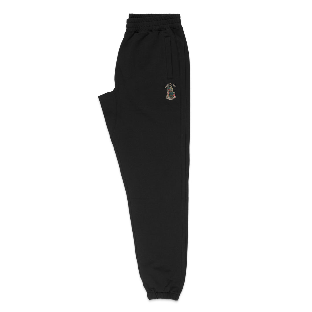 Peacock Sweatpants (Black)