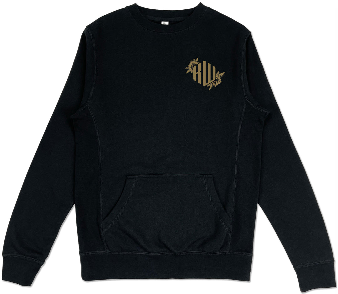 Philippians 4:13 Pocket Sweatshirt (Black & Gold)